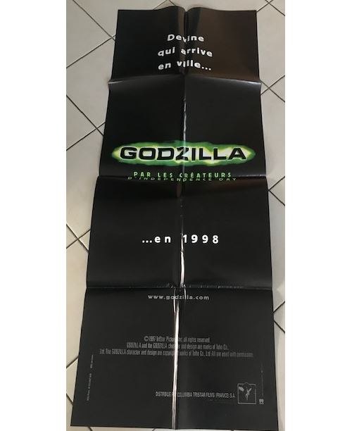 Acheter Godzilla - AFFICHE CINEMA ORIGINALE État correct - 13,99 € Godzilla - AFFICHE CINEMA ORIGINALE État correct reconditionné disponible sur Fnac