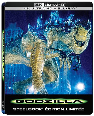 Godzilla Édition Limitée SteelBook® Exclusivité Web Blu-ray 4K Ultra HD État correct - 78,54 € Godzilla Édition Limitée SteelBook® Exclusivité Web Blu-ray 4K Ultra HD État correct reconditionné disponible sur Fnac