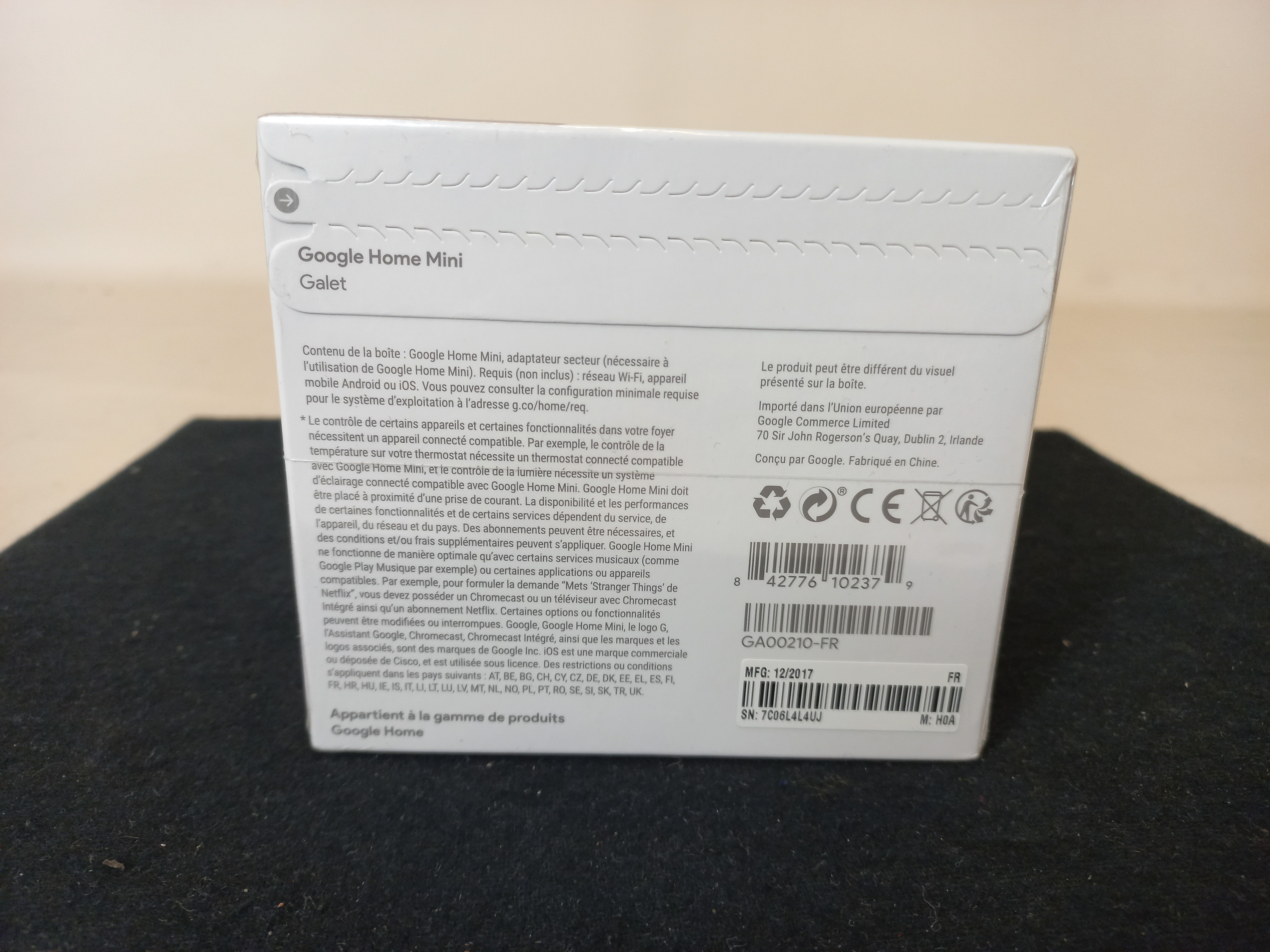 Voir photo 4 de Google home mini galet enceinte avec assistant google intégre gris sous blister Google home mini galet enceinte avec assistant google intégre gris sous blister Parfait état reconditionné photo 4