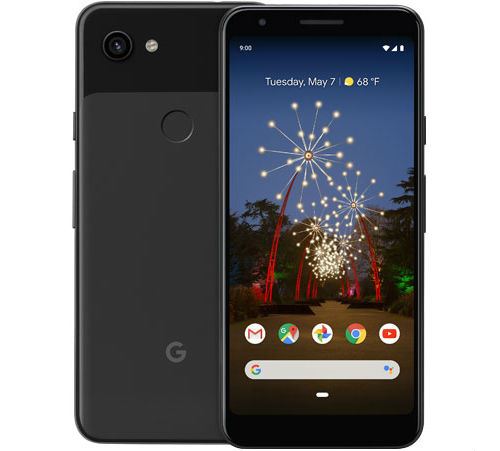 Google Pixel 3a XL - 4G smartphone - RAM 4 Go / Mémoire interne 64 Go - écran OEL - 6"" - 2160 x 1080 pixels - rear camera 12,2 MP - front camera 8 MP - juste noir État correct Google reconditionné disponible sur Fnac