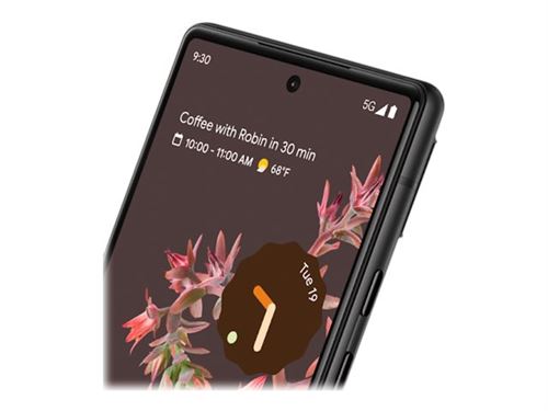 Google Pixel 6 - 5G smartphone - double SIM - RAM 8 Go / Mémoire interne 128 Go - OLED display - 6.4" - 2400 x 1080 pixels - (90 Hz) - 2x caméras arrière 50 MP, 12 MP - front camera 8 MP - Noir tourmente État correct N/A reconditionné disponible sur Fnac