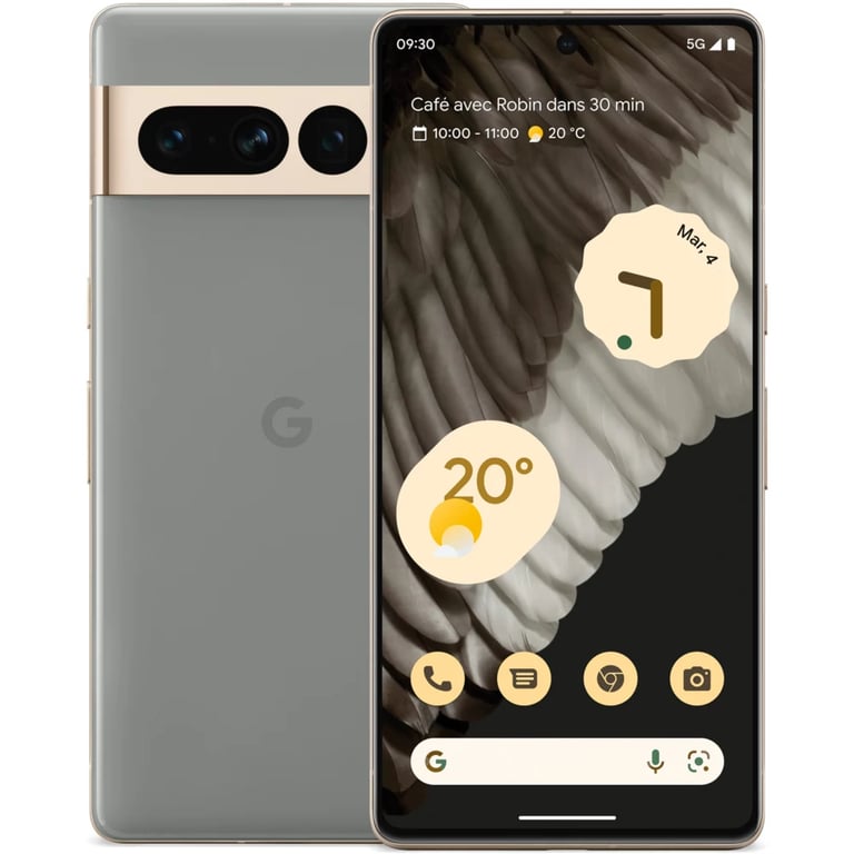 Google Pixel 7 Pro 256 Go, Vert sauge, débloqué - Très bon état Très bon état Google reconditionné disponible sur Pixmania