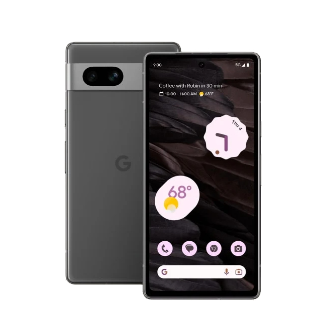 Google Pixel 7A 128 Go, Noir Charbon, Débloqué - Excellent état Parfait état Google reconditionné disponible sur Pixmania