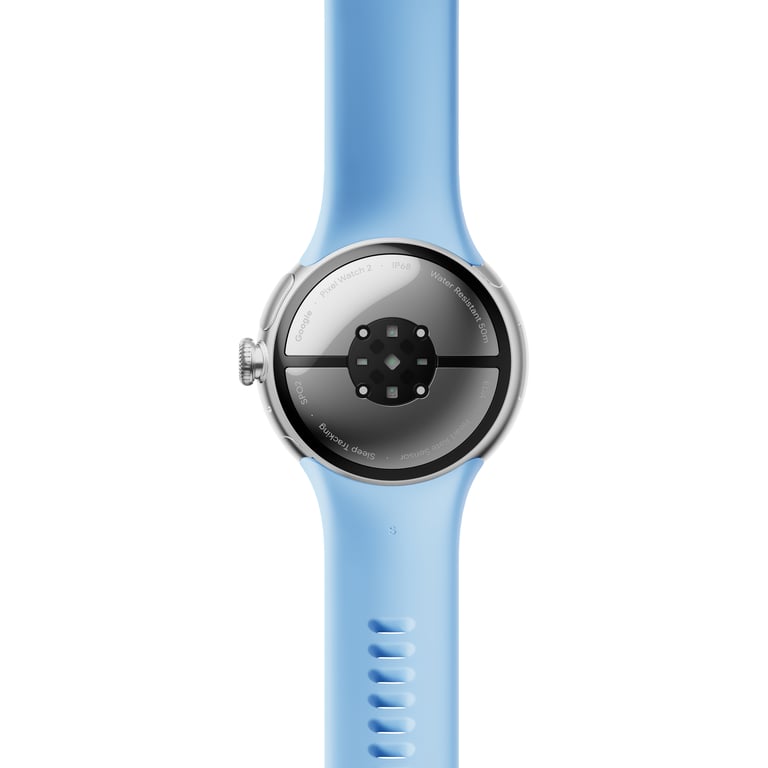 Google Pixel Watch 2 AMOLED 41 mm Numérique Écran tactile 4G Argent Wifi GPS (satellite), bleu - Très bon état Très bon état Google reconditionné photo 2 | Dero