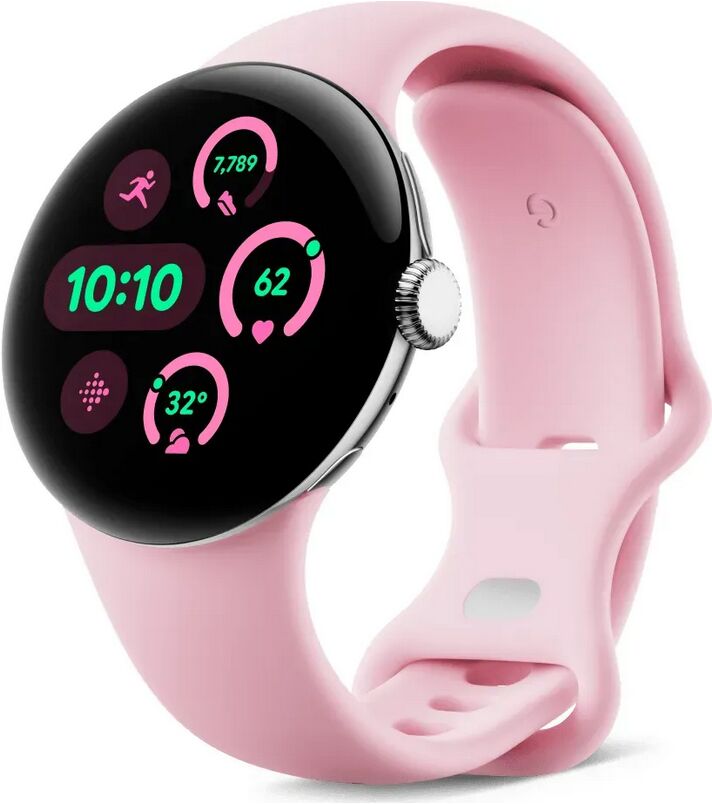 Google Pixel Watch 3 (2024) 41 mm 4G argent Rose Quartz Parfait état Google reconditionné disponible sur Refurbed