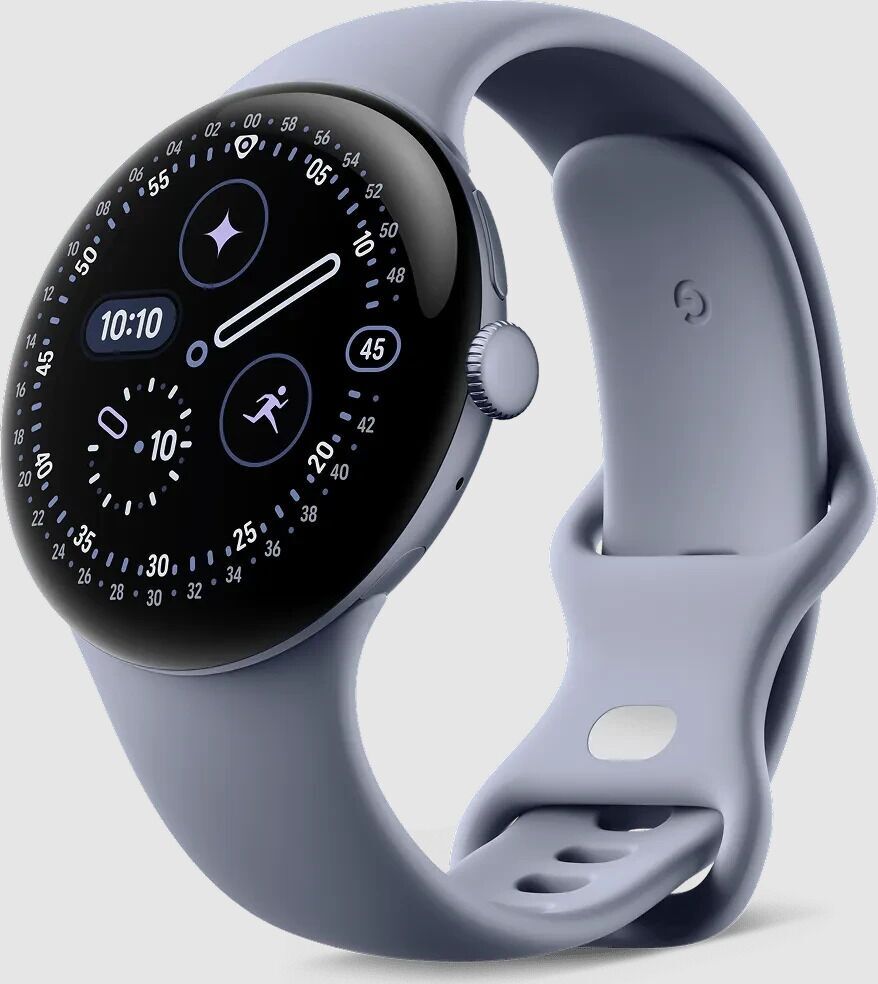 Google Pixel Watch 4 (2025) 45 mm 4G Pierre de Lune Satinée Pierre de Lune Parfait état Google reconditionné disponible sur Refurbed