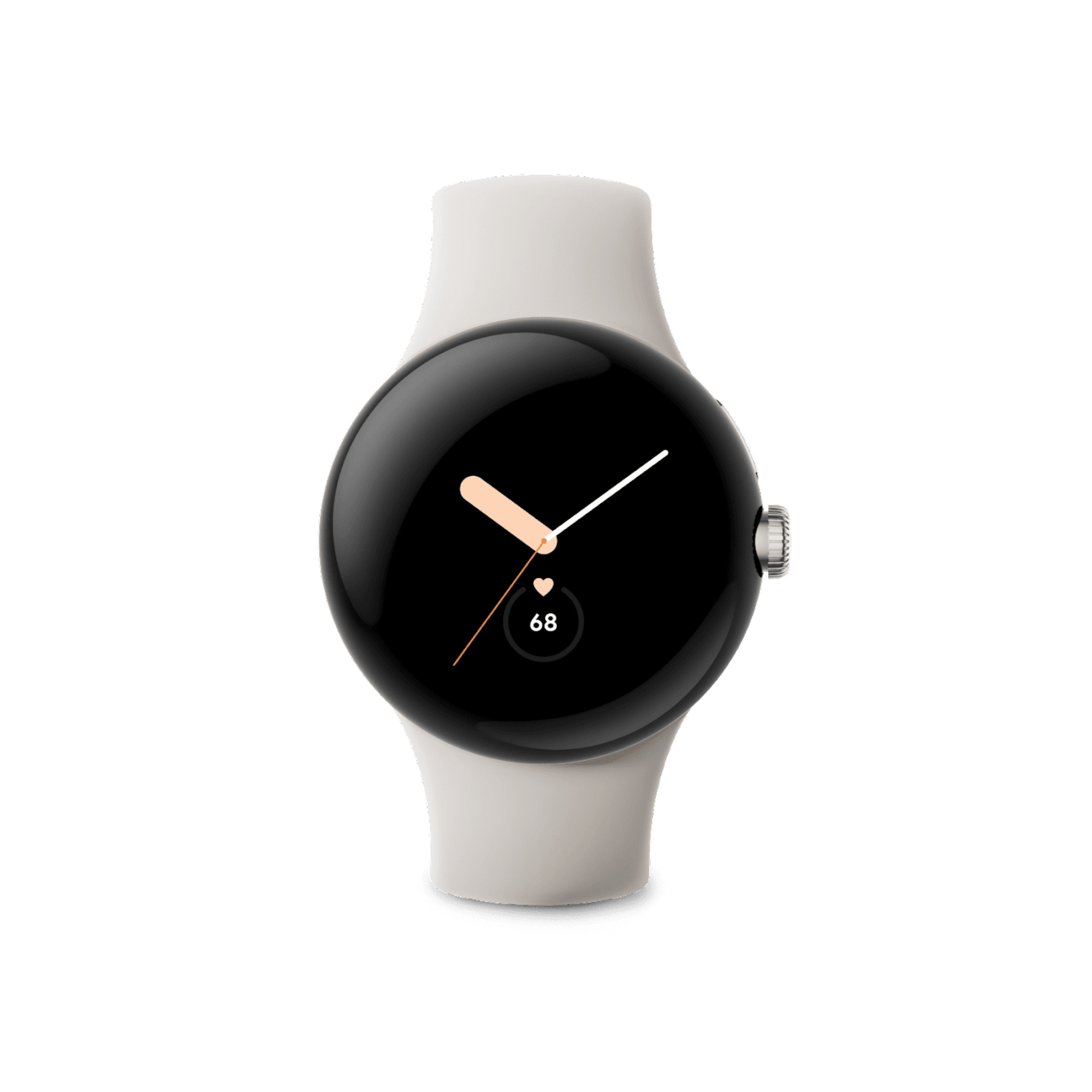 Google Pixel Watch AMOLED 41 mm Numérique Écran tactile Argent Wifi GPS (satellite), blanc - Très bon état Très bon état Google reconditionné disponible sur Pixmania