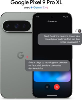 Google - Smartphone Pixel 9 Pro Xl Gris 256go Batterie Neuve Parfait état reconditionné disponible sur Boulanger | Dero