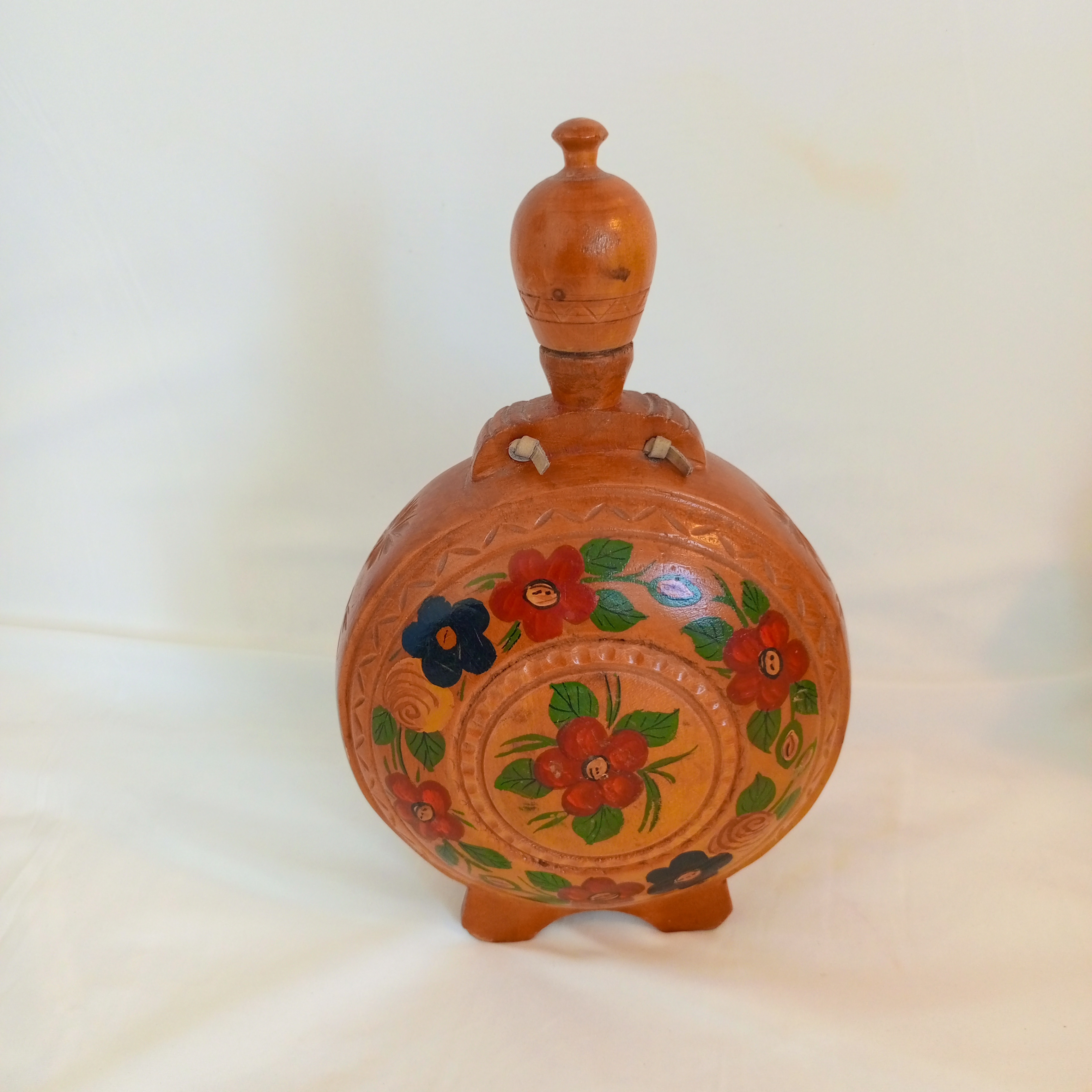 Voir photo 6 de Gourde Carafe en Bois Vintage Gourde Carafe en Bois Vintage État correct reconditionné photo 6