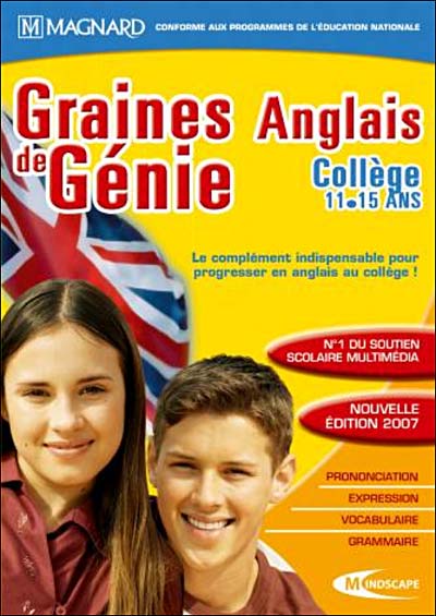 Graine de Génie Anglais Collège - Version 2006/2007 État correct Mindscape France reconditionné disponible sur Fnac