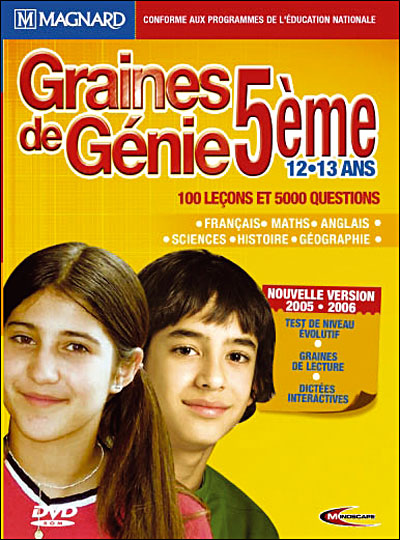 Graines de Génie 5ème 2005 - 2006 État correct Mindscape France reconditionné disponible sur Fnac