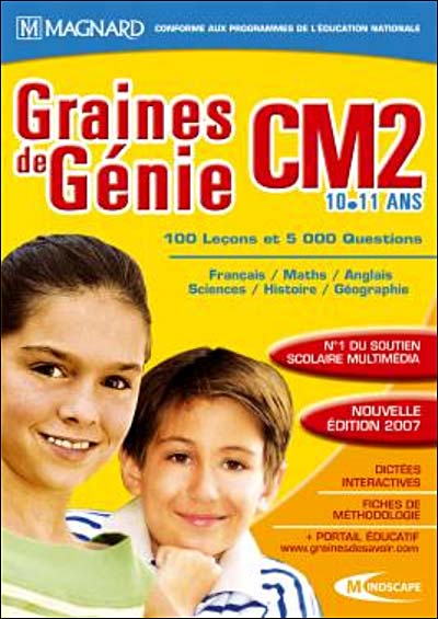 Acheter Graines de Génie 6ème 2005 - 2006 État correct - 16,00 € Graines de Génie 6ème 2005 - 2006 État correct Mindscape France reconditionné disponible sur Fnac