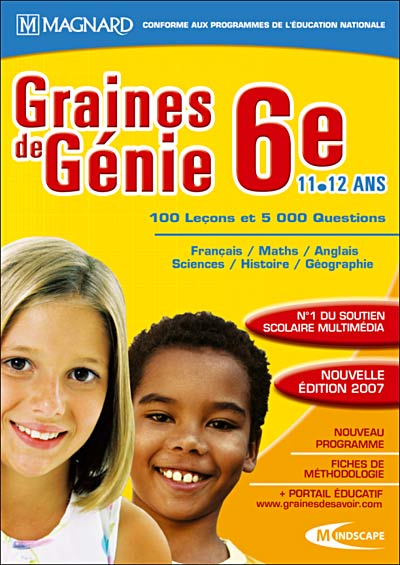 Acheter Graines de Génie 6ème - Version 2006/2007 État correct - 16,00 € Graines de Génie 6ème - Version 2006/2007 État correct Mindscape France reconditionné disponible sur Fnac