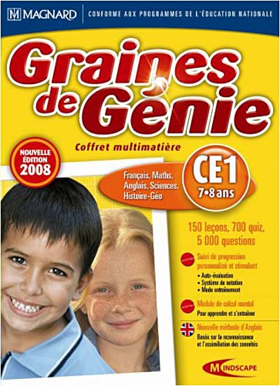 Acheter Graines de Génie - Coffret Multimatière CE1 - Version 2007/2008 État correct - 15,48 € Graines de Génie - Coffret Multimatière CE1 - Version 2007/2008 État correct reconditionné disponible sur Fnac