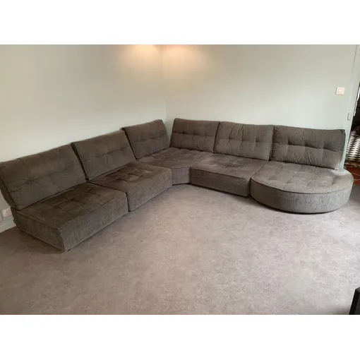 GRAND CANAPE D'ANGLE gris anthracite Bon état reconditionné disponible sur Rakuten
