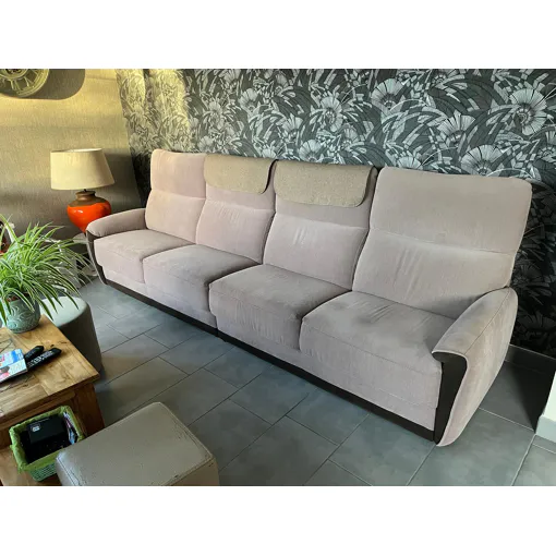 Grand canapé tissu 4 places Bon état reconditionné disponible sur Rakuten