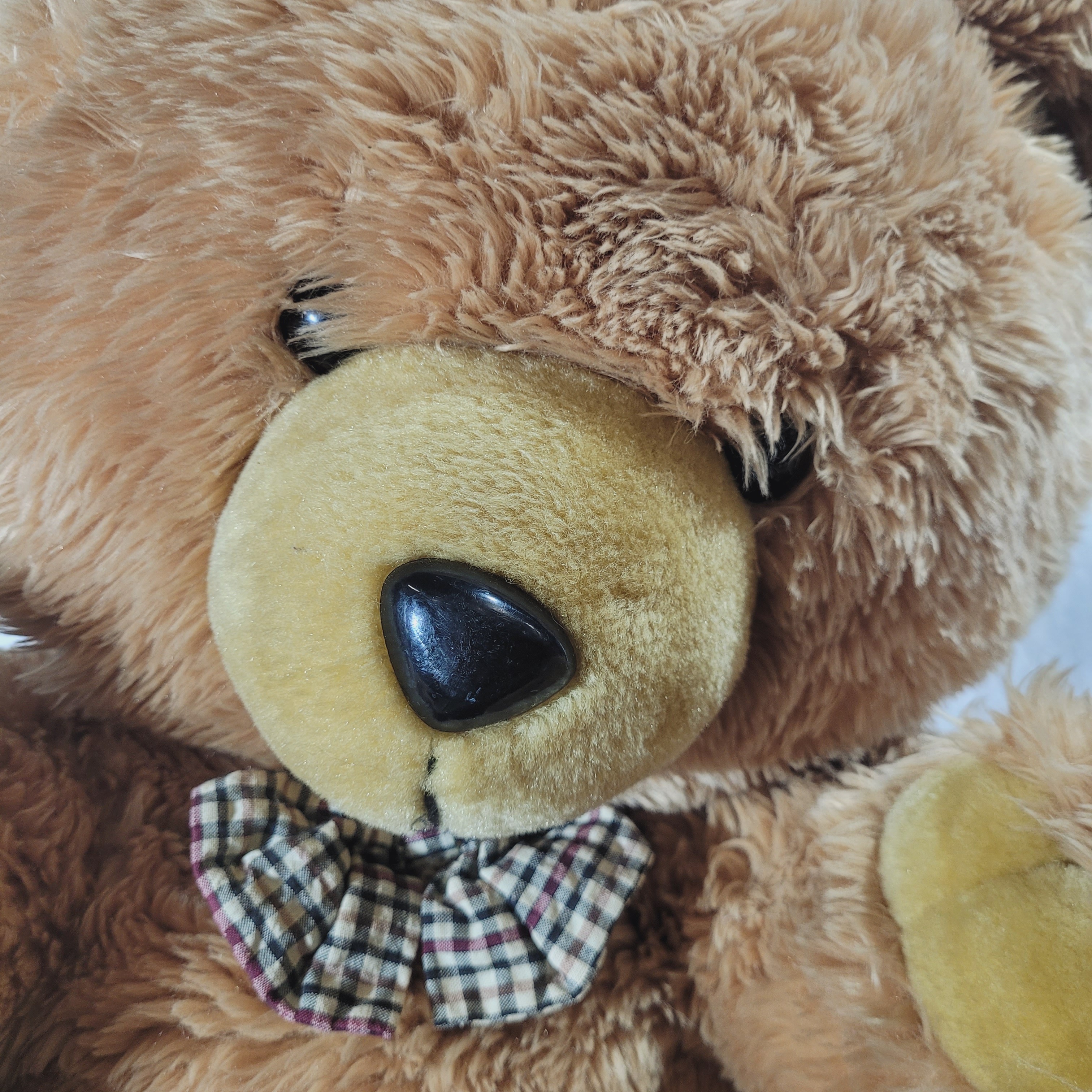 Voir photo 3 de Grand ourson en peluche vintage Grand ourson en peluche vintage reconditionné photo 3