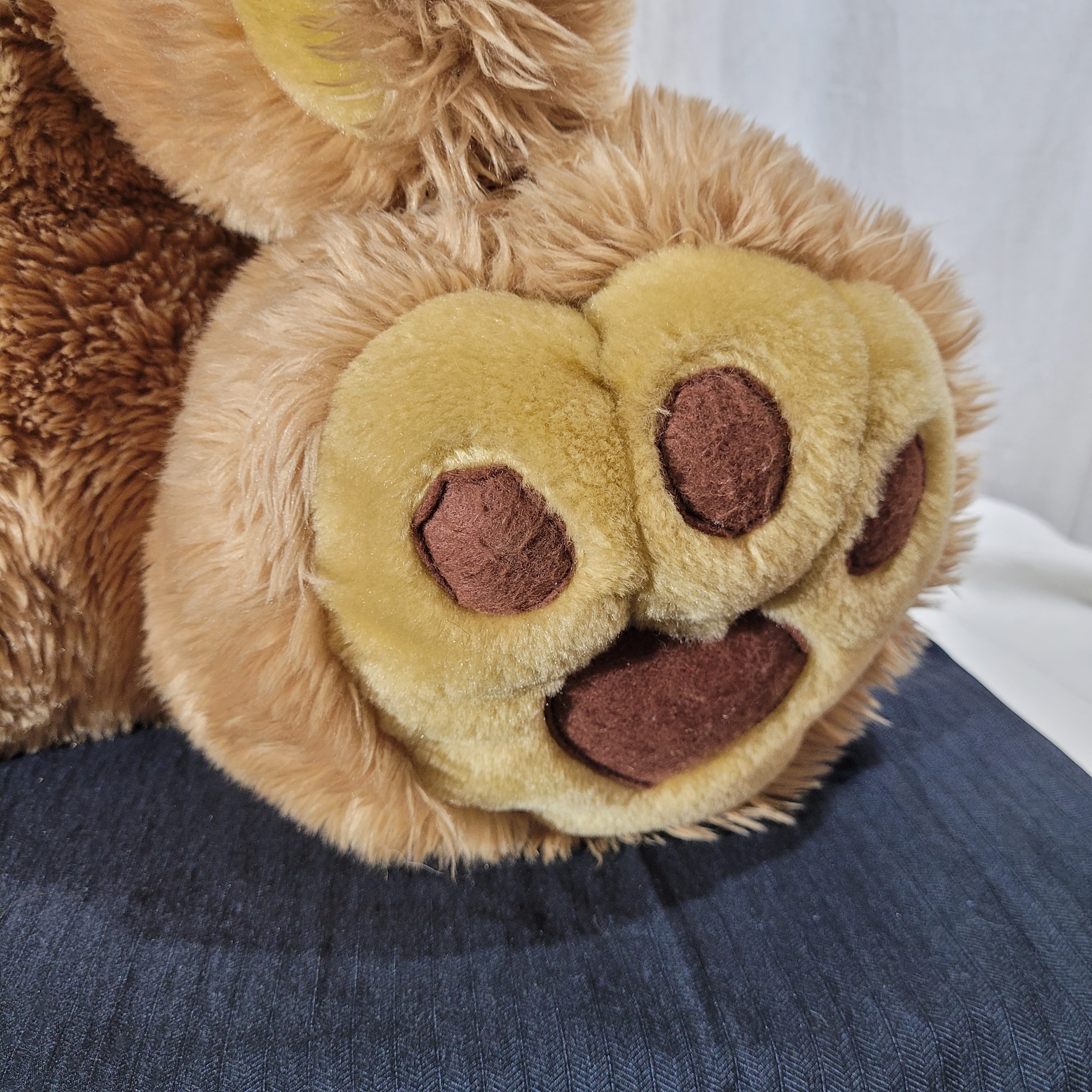 Voir photo 4 de Grand ourson en peluche vintage Grand ourson en peluche vintage reconditionné photo 4
