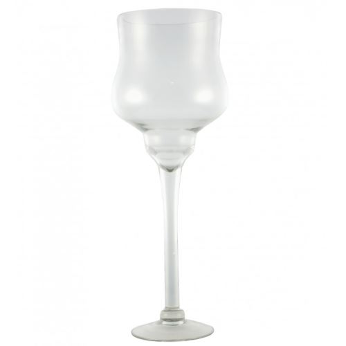 Grand Photophore Bougeoir Porte Bougie Vase Porte Fleurs Plantes en Verre Blanc 18x18x50cm État correct L'Héritier du Temps reconditionné disponible sur Fnac