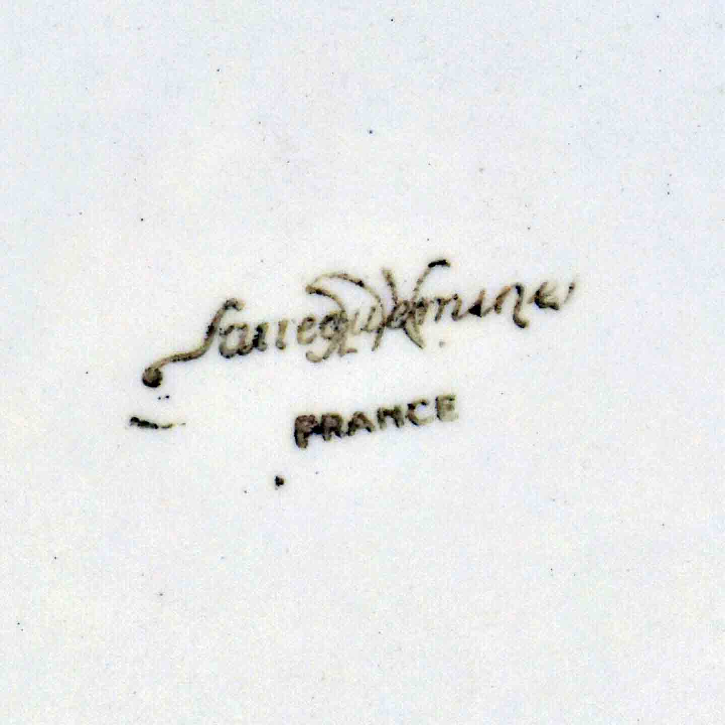 Voir photo 6 de Grand Plat à Tarte - Faïence Fine - Sarreguemines Grand Plat à Tarte - Faïence Fine - Sarreguemines reconditionné photo 6