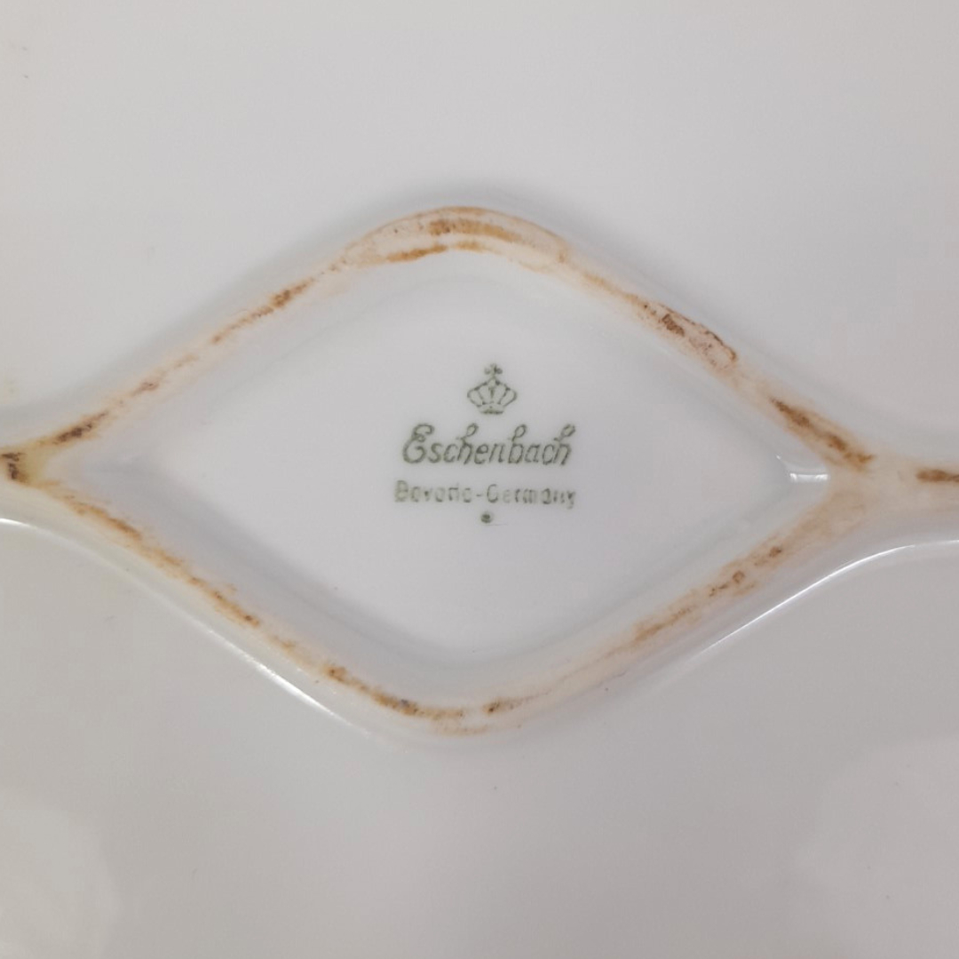 Voir photo 9 de Grand Plat de Service en Porcelaine Eschenbach (Bavaria) – Motif Rosace Vintage Grand Plat de Service en Porcelaine Eschenbach (Bavaria) – Motif Rosace Vintage Très bon état reconditionné photo 9