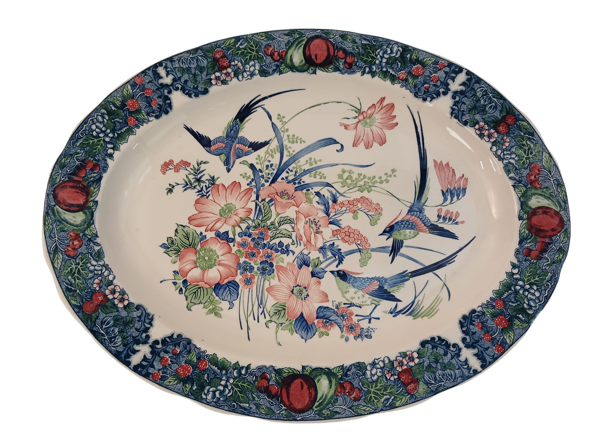Acheter Grand plat ovale - faïence du Japon Bon état - 30,00 € Grand plat ovale - faïence du Japon Bon état reconditionné disponible sur Label Emmaüs
