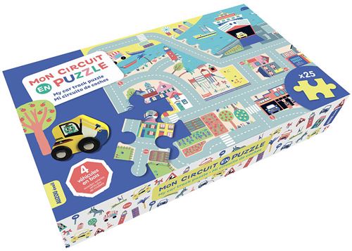 Grand Puzzle Auzou Mon circuit de voitures en puzzle État correct reconditionné disponible sur Fnac | Dero