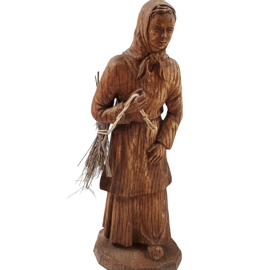 Acheter Grand santon en bois. Femme au fagot Très bon état - 11,50 € Grand santon en bois. Femme au fagot Très bon état reconditionné disponible sur Label Emmaüs