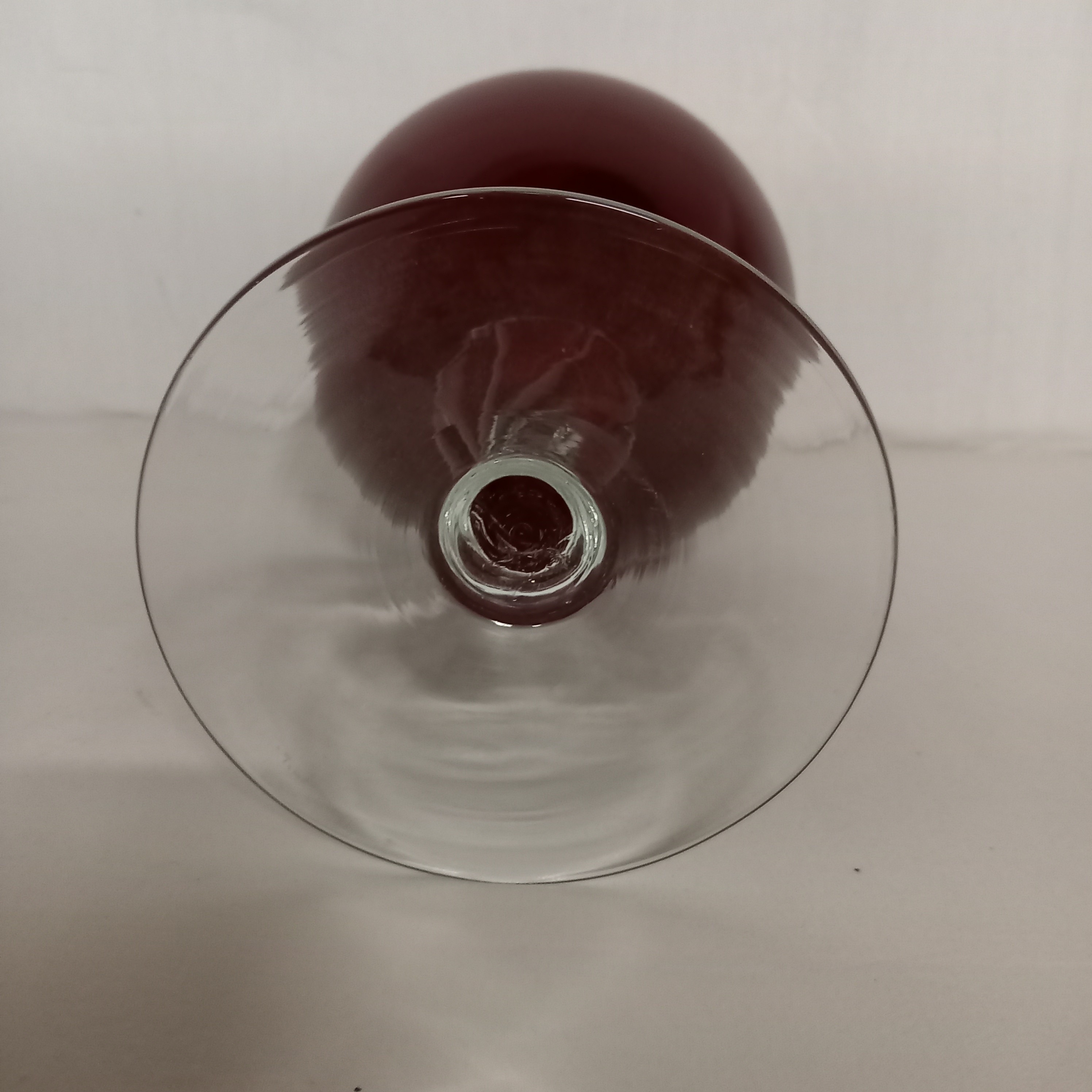 Voir photo 7 de Grand vase carafe rouge style Italien des années 1950. Grand vase carafe rouge style Italien des années 1950. Bon état reconditionné photo 7