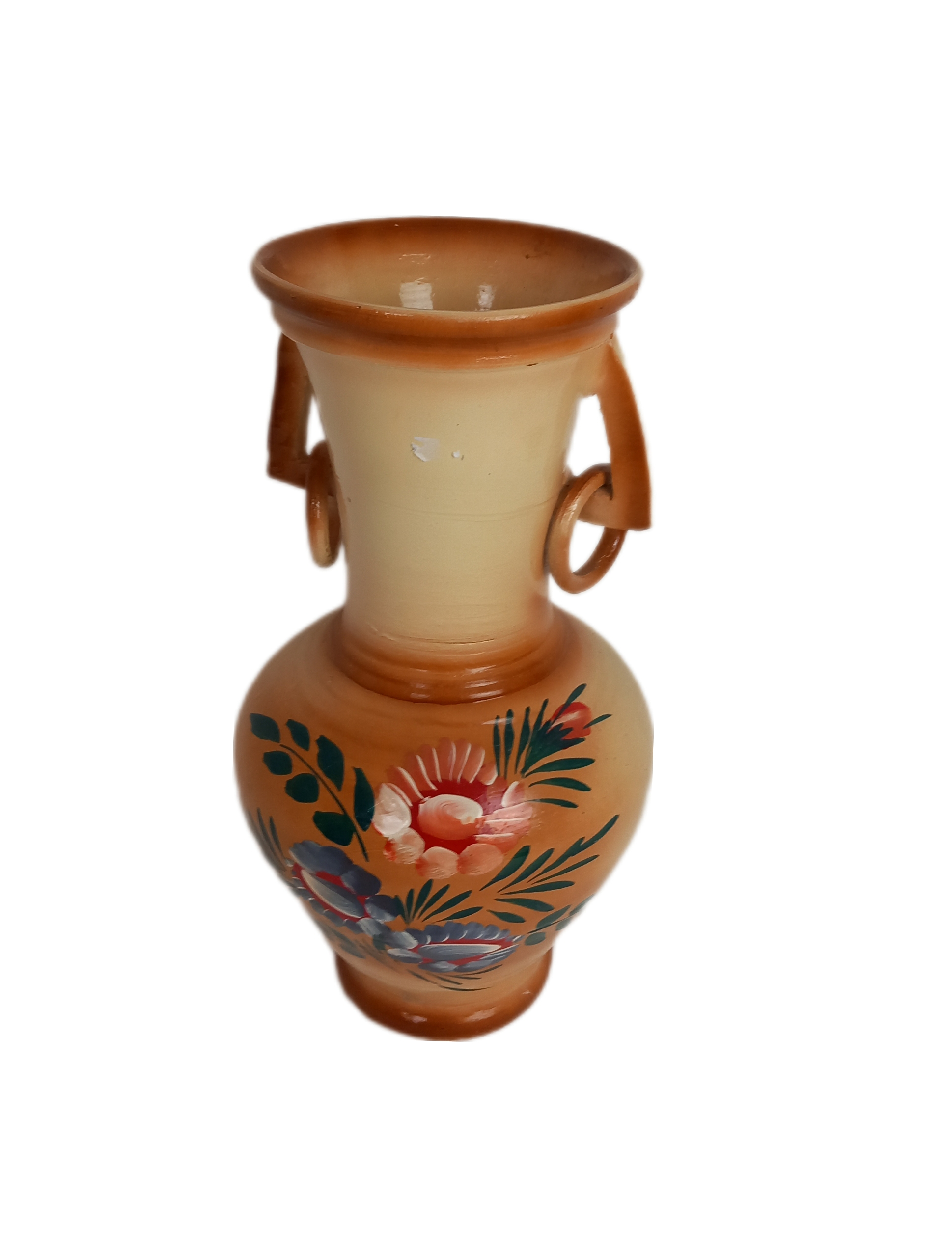 Voir photo 4 de Grand Vase Décore Fleur Vintage En Céramique Vernissé Grand Vase Décore Fleur Vintage En Céramique Vernissé Très bon état reconditionné photo 4