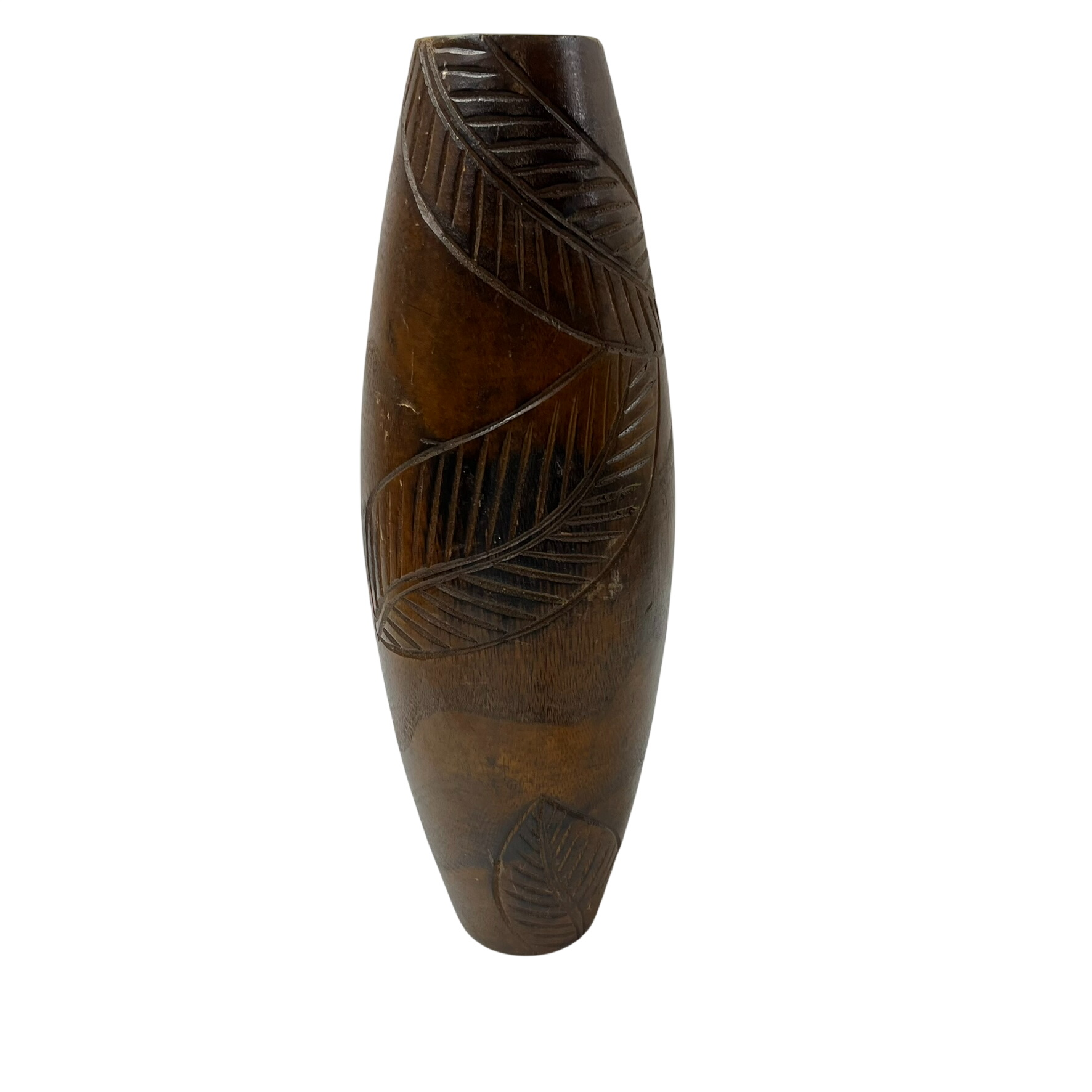 Grand vase en bois sculpté Bon état - 20,00 € Grand vase en bois sculpté Bon état reconditionné disponible sur Label Emmaüs