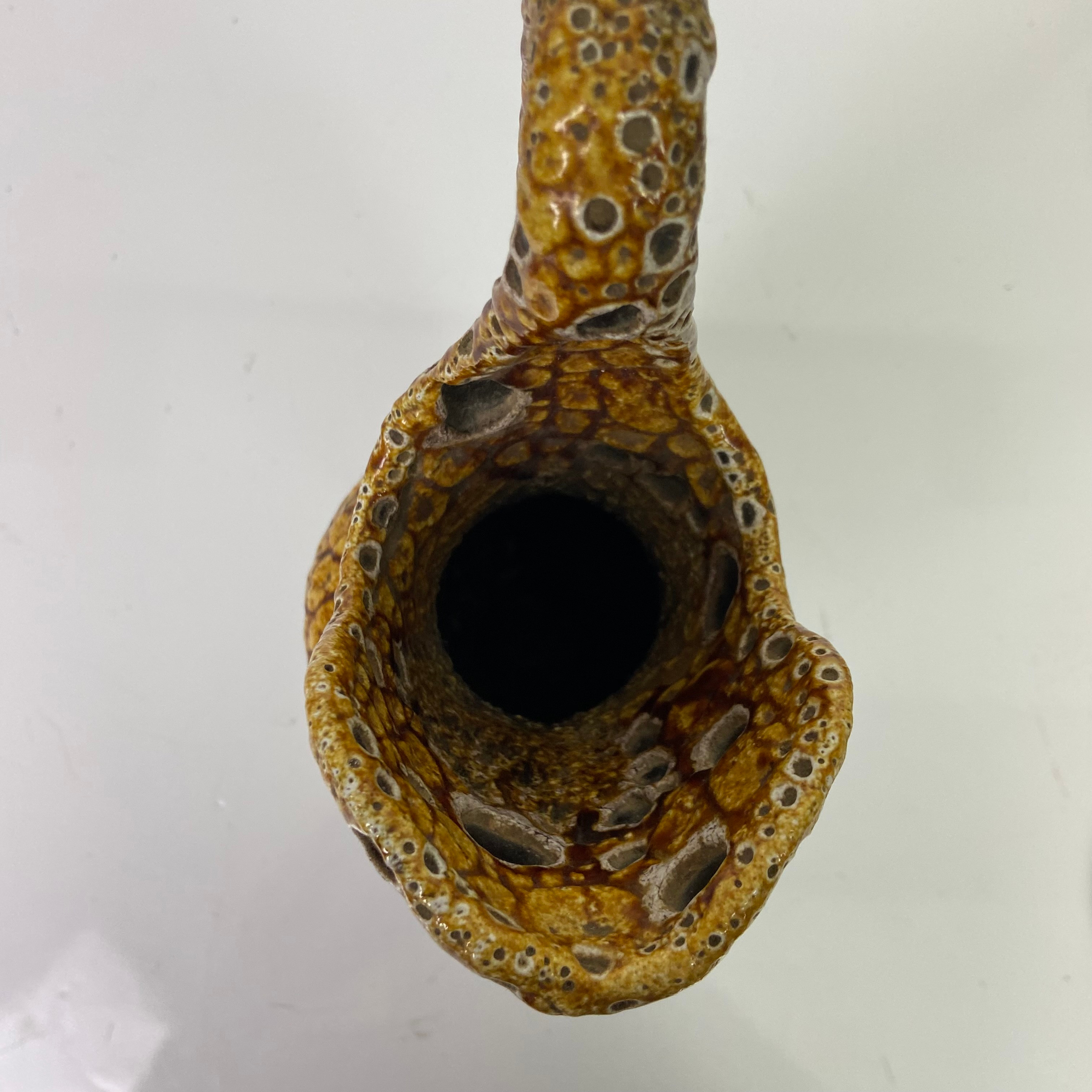 Voir photo 3 de Grand Vase Pichet Émaux Miel Céramique Vintage Grand Vase Pichet Émaux Miel Céramique Vintage Très bon état reconditionné photo 3