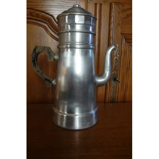 Grande Cafetière Ancienne Double Filtres En Alu Bon état reconditionné disponible sur Rakuten