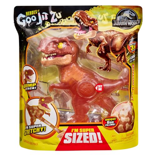Grande Figurine Goo Jit Zu T-Rex Jurassic World 21 cm État correct - 32,07 € Grande Figurine Goo Jit Zu T-Rex Jurassic World 21 cm État correct Goo Jit Zu reconditionné disponible sur Fnac
