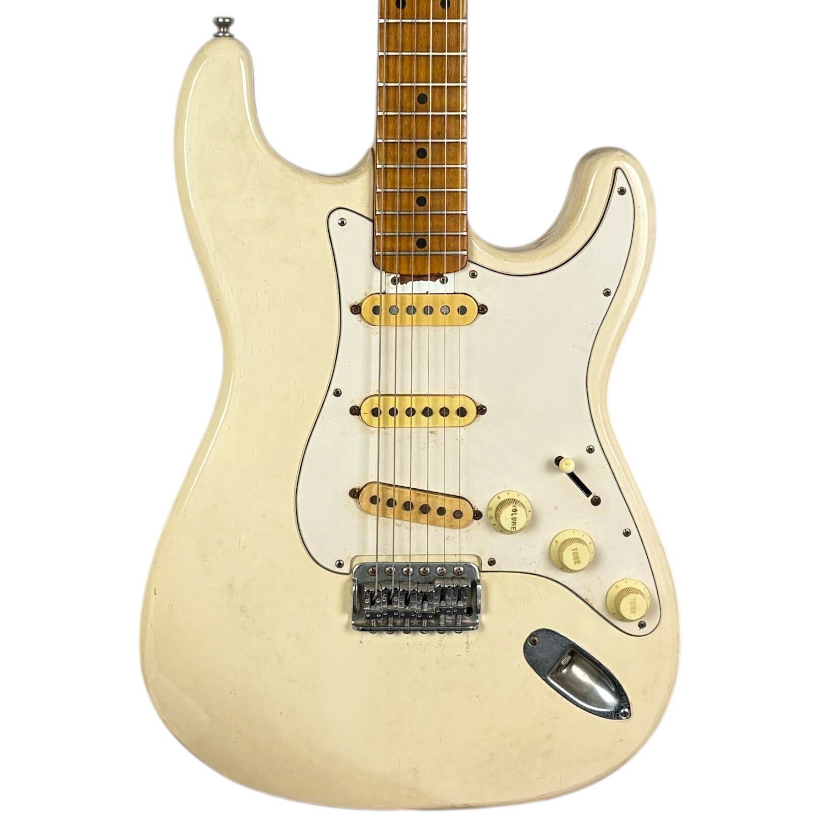 Greco Matsumoku Stratocaster des années 1970 blanc vintage Bon état - 646,91 € Greco Matsumoku Stratocaster des années 1970 blanc vintage Bon état reconditionné disponible sur Refurbed | Dero
