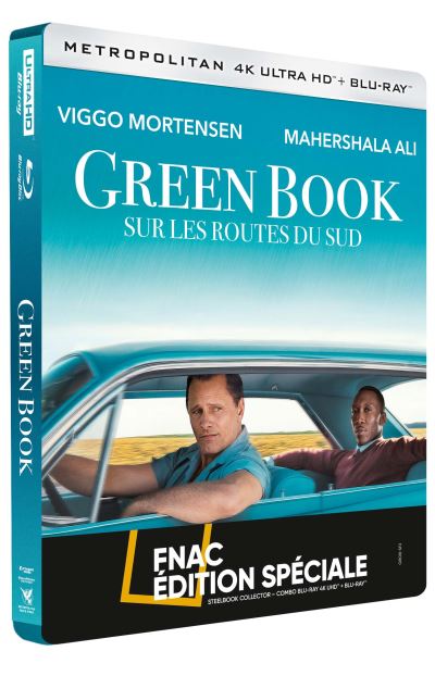 Green Book : Sur les routes du sud SteelBook® Edition Spéciale Fnac Combo Blu-ray 4K Ultra HD État correct - 57,00 € Green Book : Sur les routes du sud SteelBook® Edition Spéciale Fnac Combo Blu-ray 4K Ultra HD État correct reconditionné disponible sur Fnac
