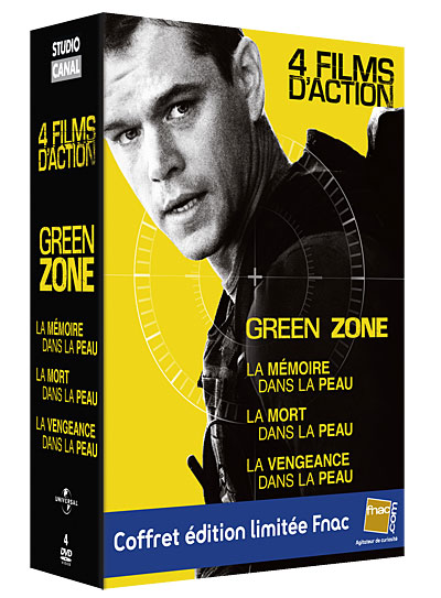 Green zone - Les 3 Films de la Trilogie Jason Bourne - Coffret - Edition Limitée Fnac État correct - 35,82 € Green zone - Les 3 Films de la Trilogie Jason Bourne - Coffret - Edition Limitée Fnac État correct reconditionné disponible sur Fnac