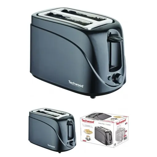 GRILL PAIN à Deux fentes 700W pour griller les tartines de pain - couleur Noire Idées cadeaux Tiroir ramasse miettes Bon état reconditionné disponible sur Rakuten