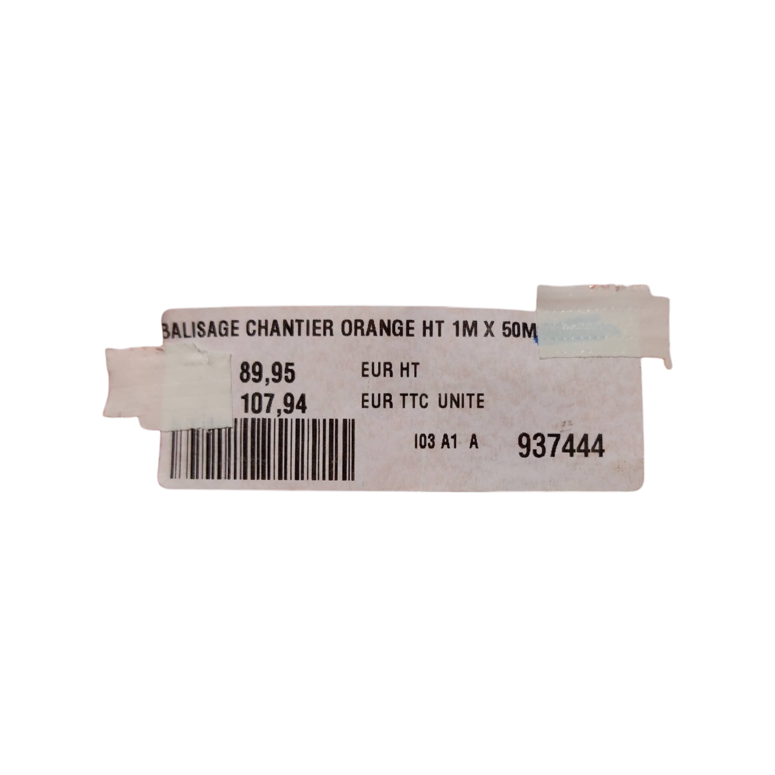 Voir photo 3 de Grillage de balisage de chantier orange 1m x 50 m Grillage de balisage de chantier orange 1m x 50 m Parfait état reconditionné photo 3