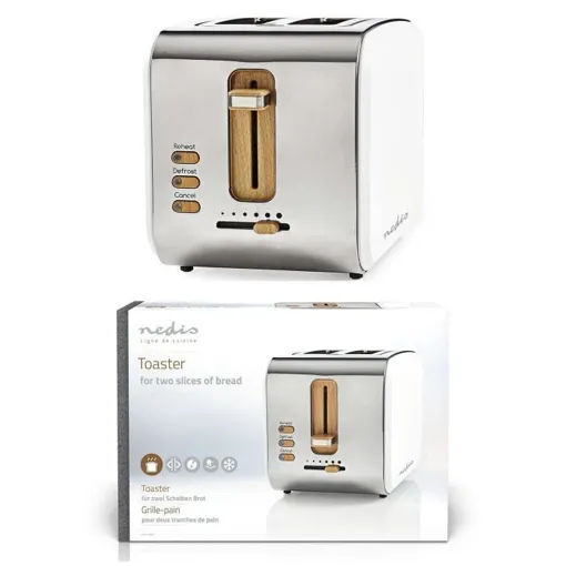 Grille pain Série Soft Touch  2 Emplacements Thermostat réglable: 6 Fonction de dégivrage Blanc Bon état reconditionné disponible sur Rakuten