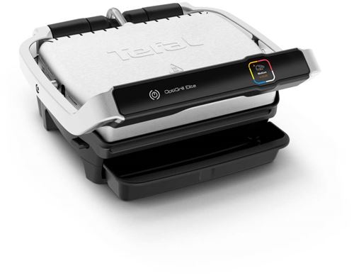 Grille-viande Tefal OptiGrill Elite GC750D12 2000 W Noir et Argent État correct Tefal reconditionné disponible sur Fnac