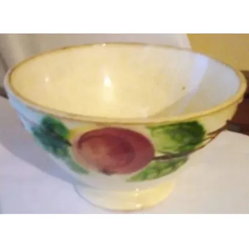 Gros Bol - En Porcelaine - " Choisy Le Roi " - Décor Fruits En Relief - Vintage occasion reconditionné disponible sur Rakuten