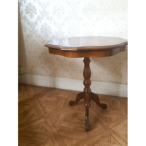 Guéridon En Bois, Dessus Effet Marquèterie Bon état reconditionné disponible sur Rakuten