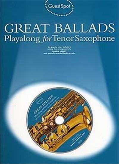 Acheter Guest Spot: Great Ballads Playalong For Tenor Saxophone + Cd État correct - 15,35 € Guest Spot: Great Ballads Playalong For Tenor Saxophone + Cd État correct reconditionné disponible sur Fnac