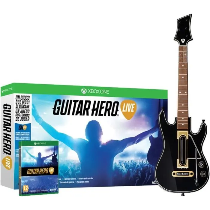 Guitar Hero Live - Xbox One - Jeu - Standard - Mode en ligne - Mode réseau - PEGI 12+ Reconditionné - 99,90 € Guitar Hero Live - Xbox One - Jeu - Standard - Mode en ligne - Mode réseau - PEGI 12+ Reconditionné reconditionné disponible sur Cdiscount Seconde Vie