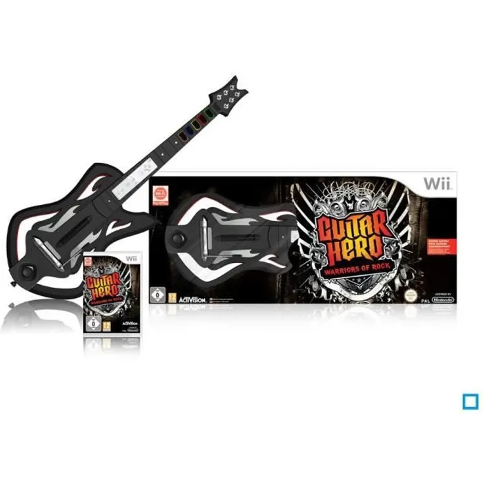 GUITAR HERO Warriors of Rock + GUITARE / Jeu conso Reconditionné - 109,90 € GUITAR HERO Warriors of Rock + GUITARE / Jeu conso Reconditionné Activision reconditionné disponible sur Cdiscount Seconde Vie | Dero