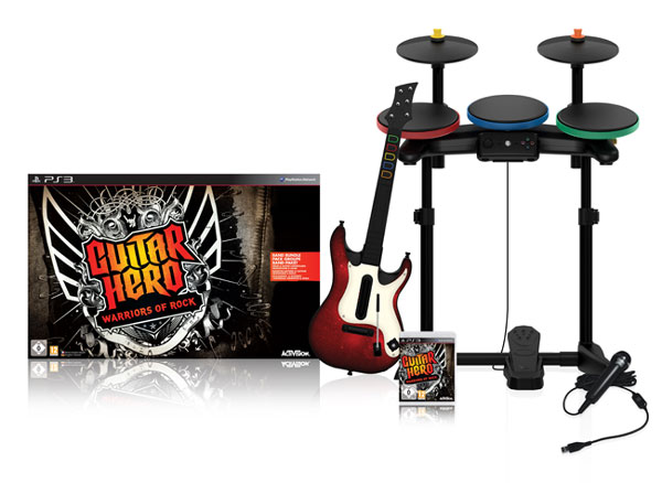 Guitar Hero : Warriors of Rock Super Bundle PS3 État correct reconditionné disponible sur Fnac