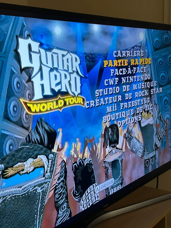Voir photo 6 de Guitar Hero World Tour Wii complet avec notice jeu testé compatible Wii U Guitar Hero World Tour Wii complet avec notice jeu testé compatible Wii U Très bon état reconditionné photo 6