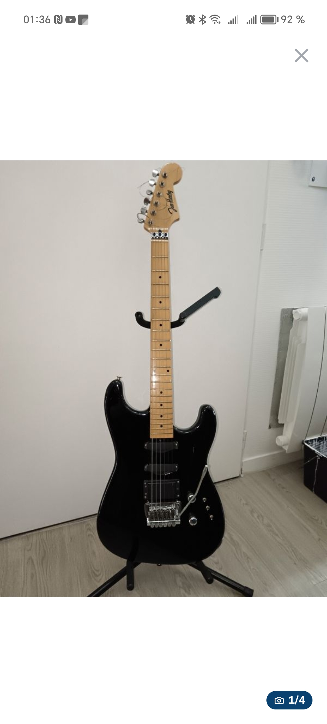 Guitare électrique Jim Harley Model Spirit of success Très bon état reconditionné disponible sur Zic Ethic