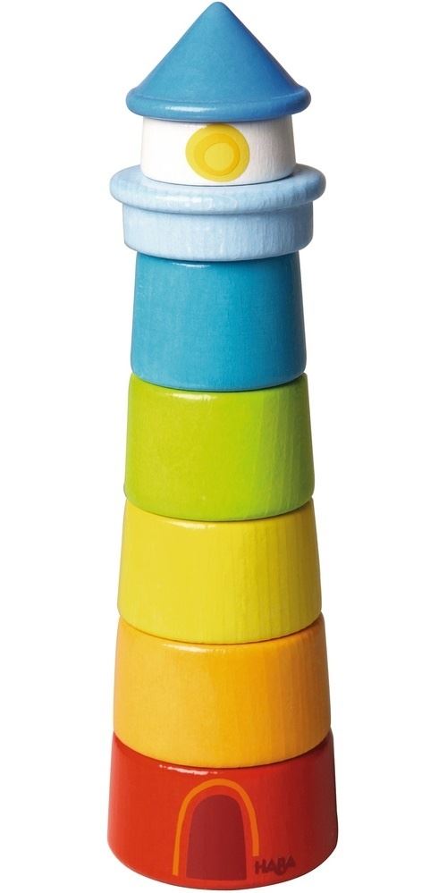 Haba tour de feu empilable 6-pièces junior 21 cm État correct Haba reconditionné disponible sur Fnac
